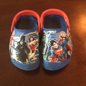 Light up Justice League Crocs Size C9